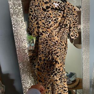 Topshop Cheetah Dress